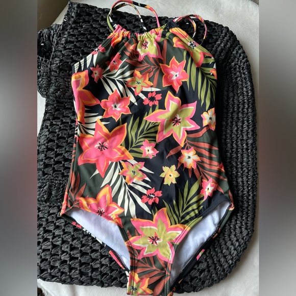 Floral Kids Swimwear Girls size 12 by Kanu Surf - Picture 1 of 6